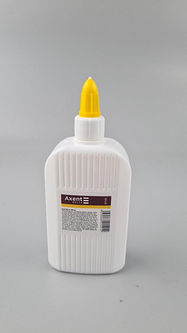 Клей ПВА Axent 200 мл ковпачок-дозатор D7123 (1 шт) Харьков - изображение 1