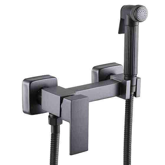 Змішувач гігієнічний Globus Lux Niagara GLN-5-106MIX-Graphite (000022950) Київ