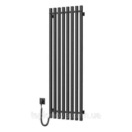 Сушарка для рушників електрична Navin Levante 450х1400 Sensor ліва, чорний муар Чернівці