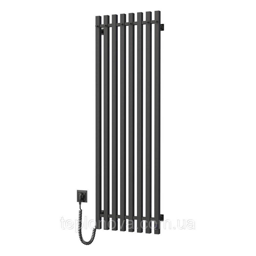 Сушарка для рушників електрична Navin Levante 450х1400 Sensor ліва, чорний муар Чернівці - фото 1