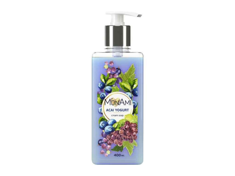 Мило рідке 400мл Acai yogurt ТМ MONAMI Solmir Київ - фото 1