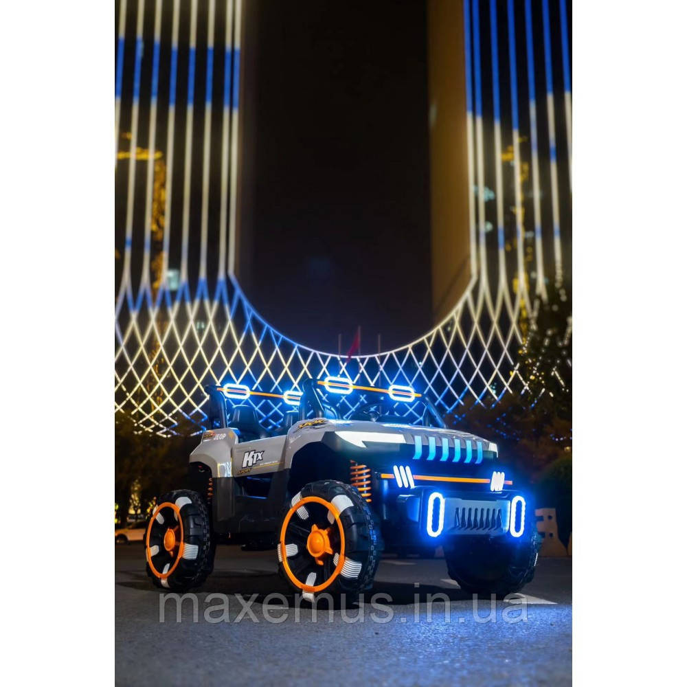 Электромобиль детский на аккумуляторе SP-8688 Электрический автомобиль для детей на пульте управлении Серый Мостиська - фото 1