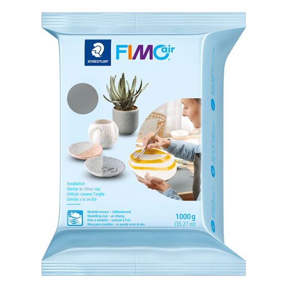 Пластика самозастывающая серая 500г Fimo Air 1000 Киев