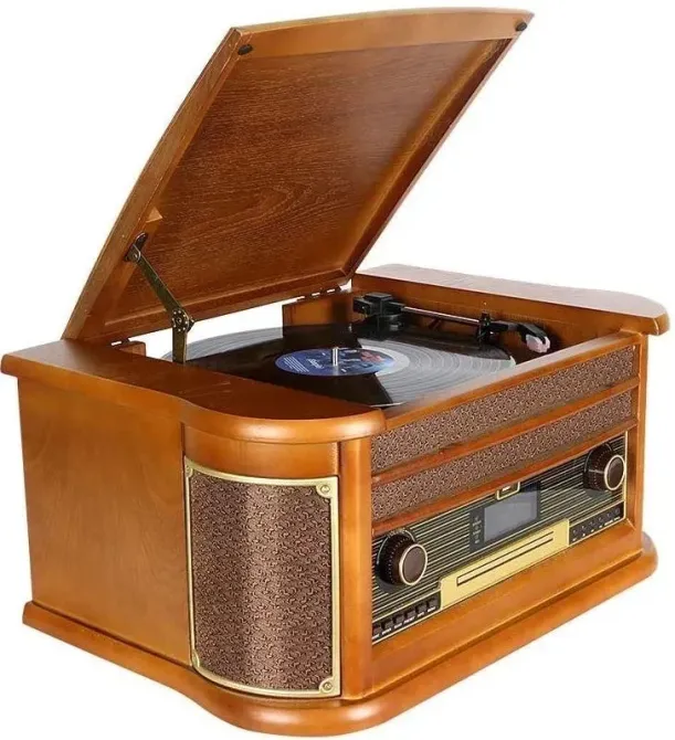 Проигрователь Грамофон DL 7-in-1 DAB FM CD USB 33/45/78 RPM BT Киев - изображение 1