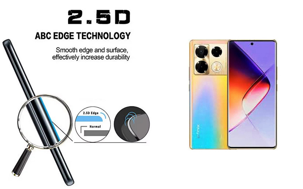Захисне скло ArmorGlass для Infinix Note 40, Note 40 Pro – стійке до подряпин та ударів Київ - фото 2