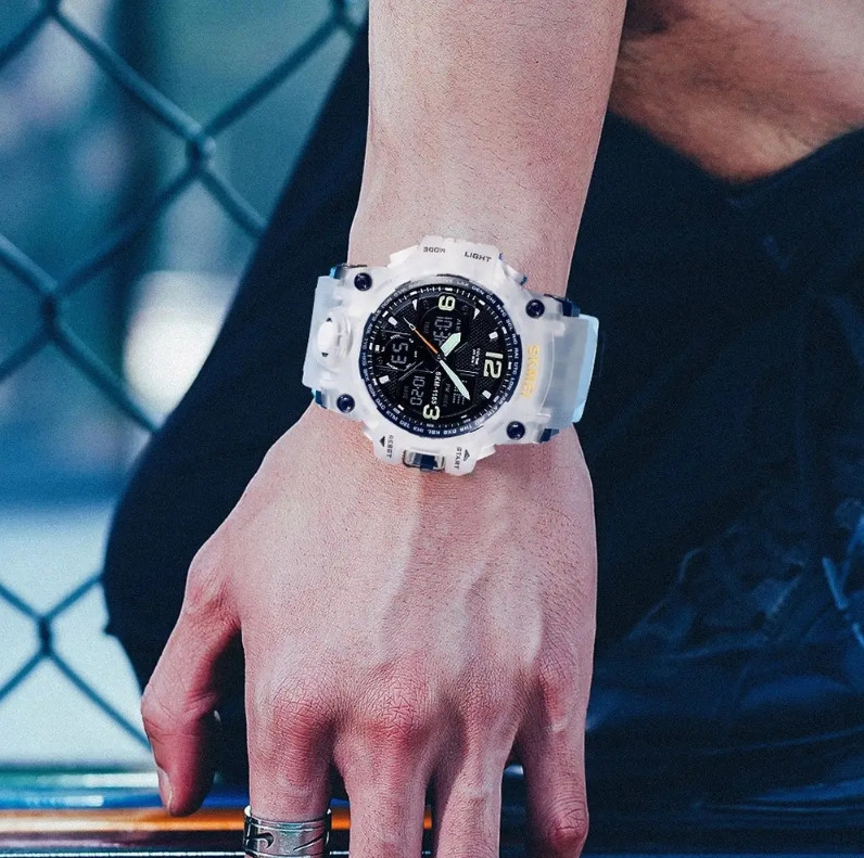 Мужские наручные часы Skmei Hamlet 1155 Белый Винница - изображение 8