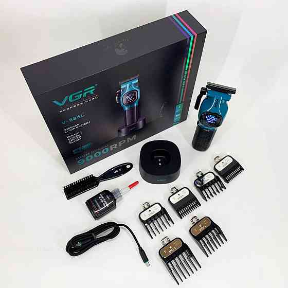 Машинка для стрижки волос с различными насадками, Многофункциональный триммер для стрижки волос и тела GU-34 Львов