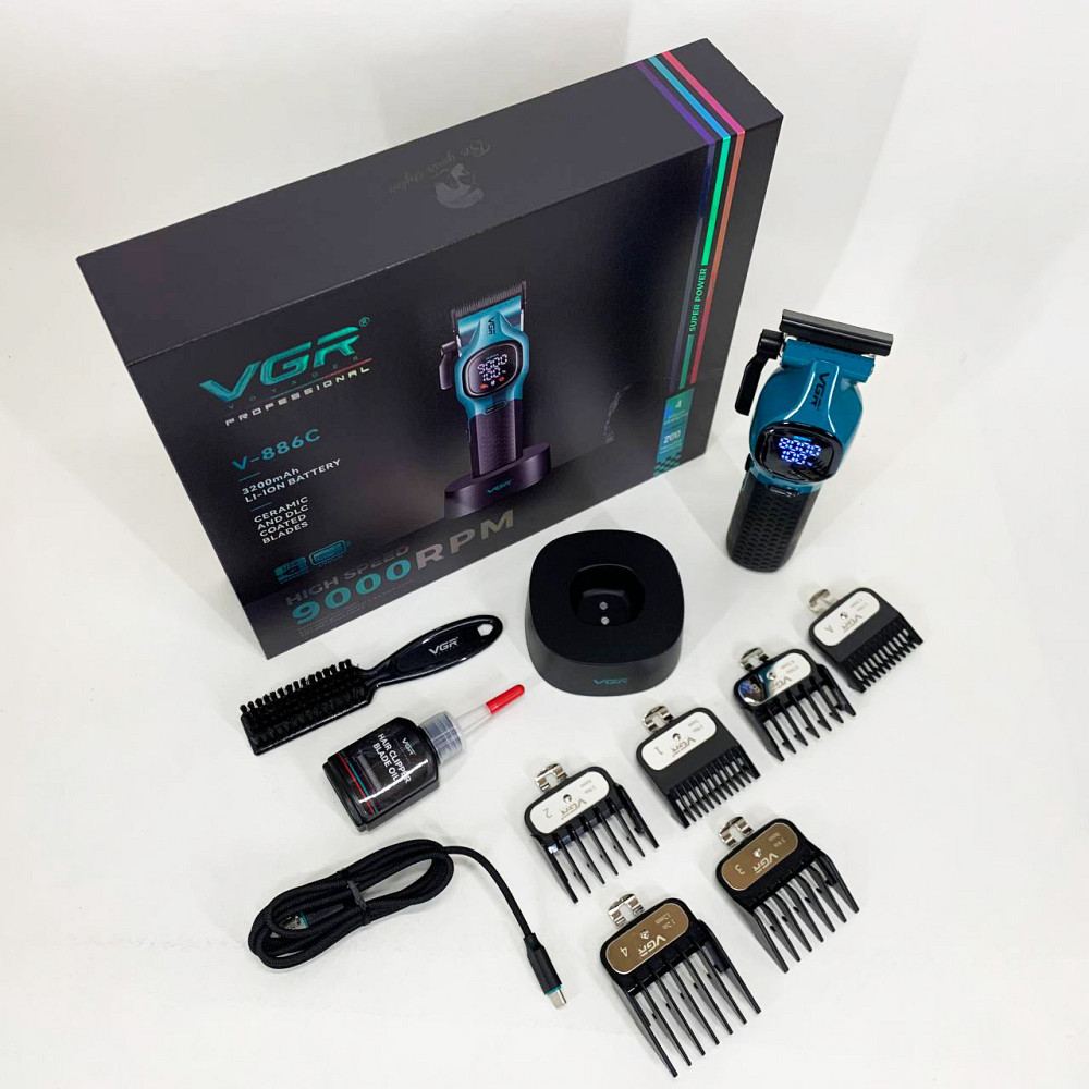 Машинка для стрижки волос с различными насадками, Многофункциональный триммер для стрижки волос и тела GU-34 Львов - изображение 3