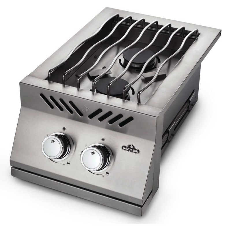 Подвійний пальник для вбудовування з кришкою з нержавіючої сталі Napoleon 500 Series BI12RTPSS-CE Код: 011699 Рівне - фото 5