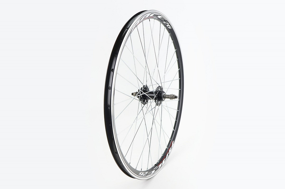 Колесо 26" заднє Disk-brake, обід алюмінієвий, втулка 14Gx36H, під вільнобіг, кріпл. гайка, "RECE26" Київ - фото 1