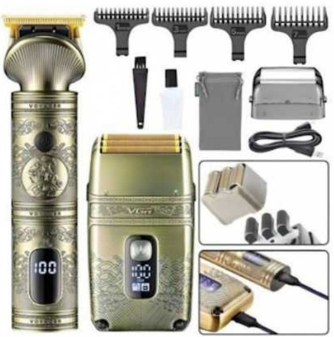 Набір VGR V-649 тример шейвер для стриження волосся й бороди. Київ - фото 2