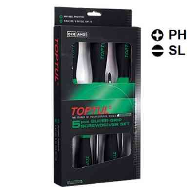 Набір викруток Toptul 5 шт. (GAAE0504) Вінниця