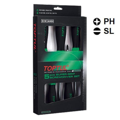 Набор отверток Toptul 5 шт. (GAAE0504) Винница - изображение 1