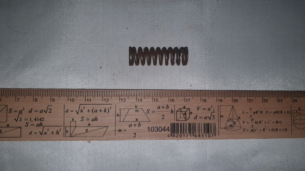 Пружина сжатия 11х36х1.5 мм. СССР. Харьков - изображение 1