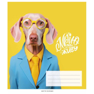 Зошит Школярик Мрію та живу 48 аркушів клітинка (048-3351K) Вінниця - фото 1