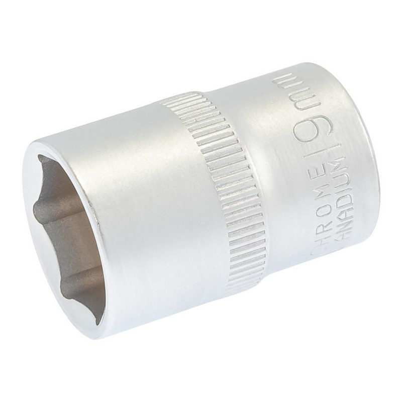 Головка торцева 6-гранна MASTERTOOL ½" 19 мм L 40 мм CrV 78-0019 Коломия - фото 2