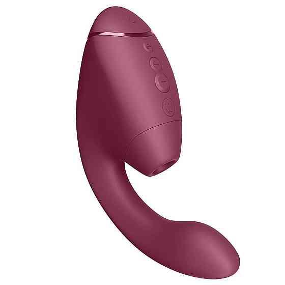 Двойной вакуумный клиторальный стимулятор с вибрацией Womanizer Next Duo - Dusky Pink Sex Aura Киев