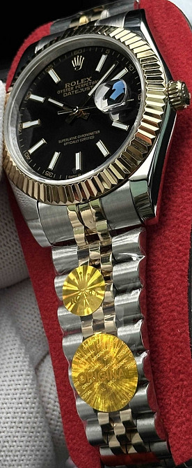 Швейцарський годинник Rolex Datejust Silver Gold Харків - фото 5