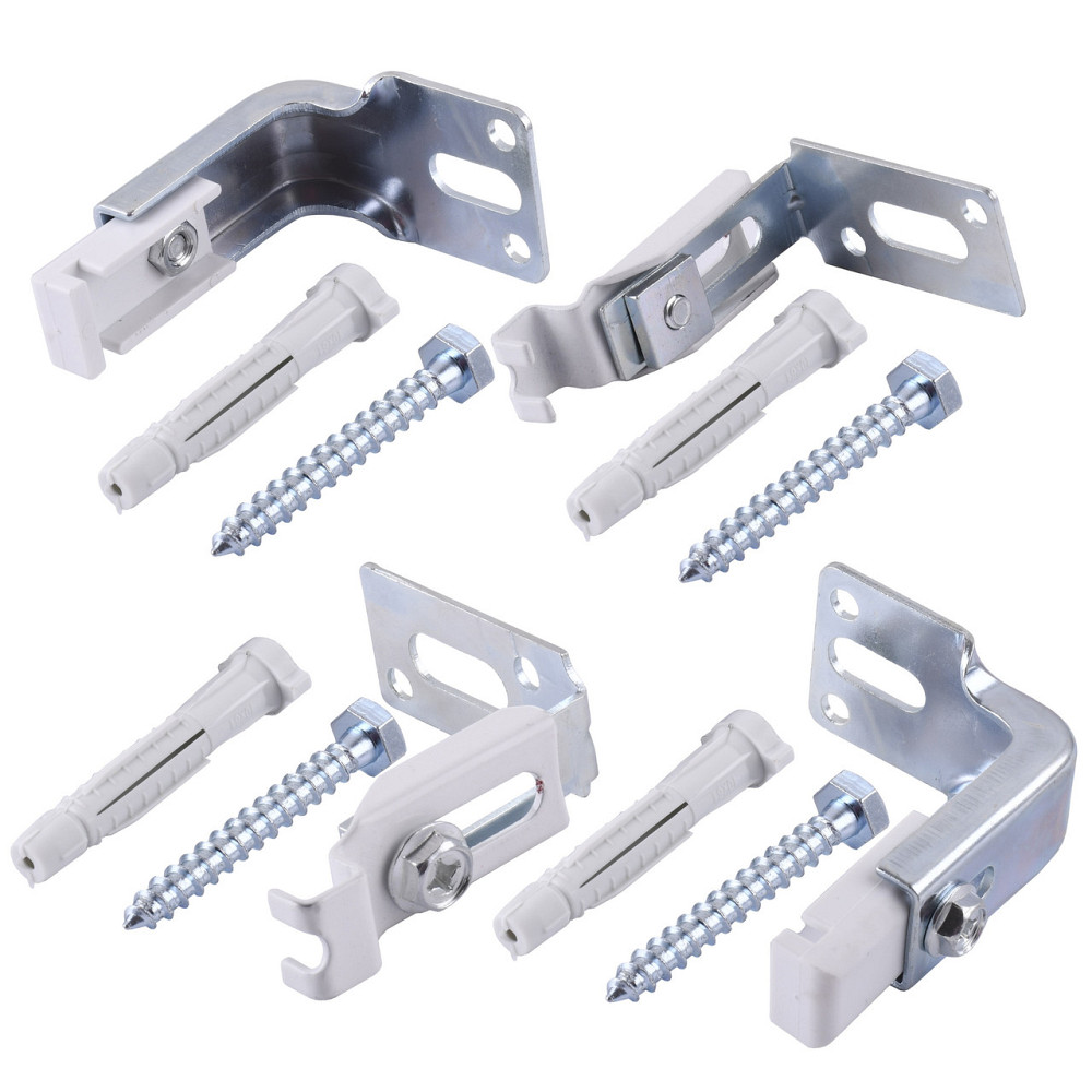 Універсальний комплект L-кронштейнів навісного кріплення панельного радіатора NS-1017 CRISTAL (000022880) Київ - фото 1