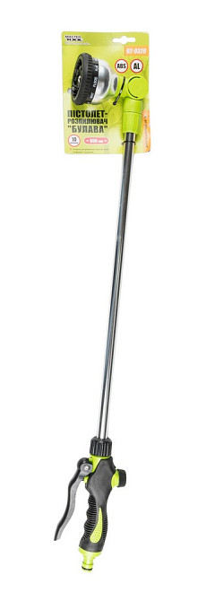 MASTERTOOL Пістолет для поливу MASTERTOOL JET LINE 10 режимів штанга 800 мм TPR покриття 92-932 Коломия - фото 7