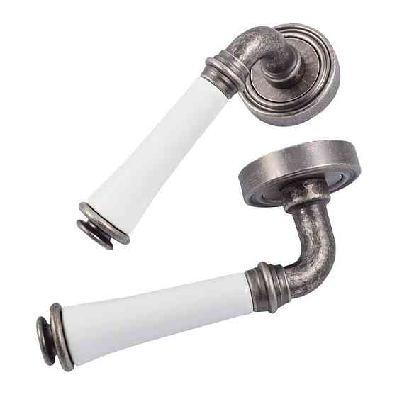 Ручка Fimet 1028P-261 F45 Tasha ант железо/белый фарфор R ф/с Киев