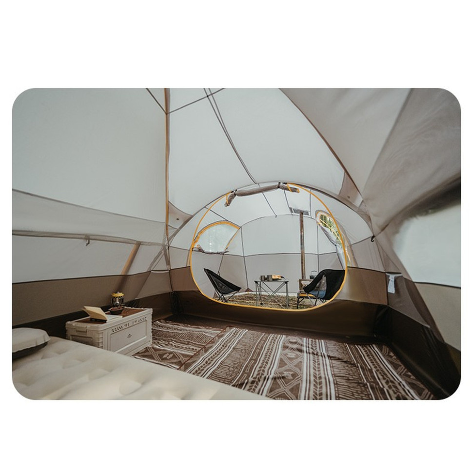 Намет шестимісний Naturehike, KOTA 6, CNK2450WS031, 75D, світло-коричневий Рівне - фото 3
