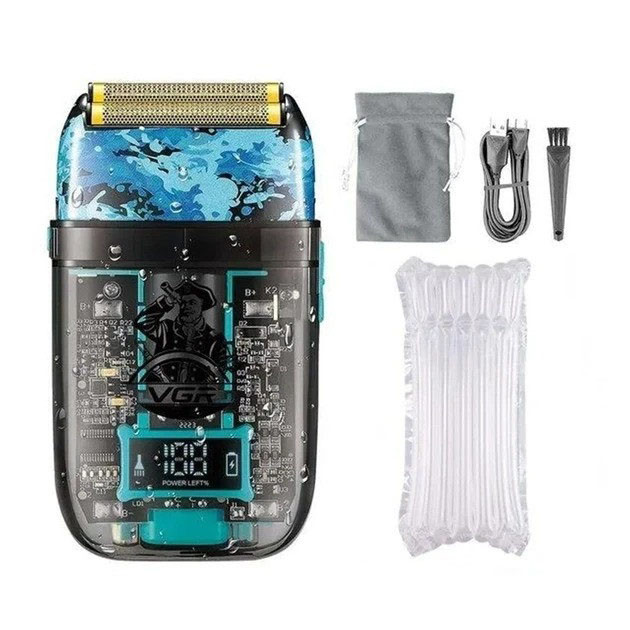 Профессиональная бритва для мужчин VGR, Мужская бритва на батарейках портативная аккумуляторная TH-44 Львов - изображение 5