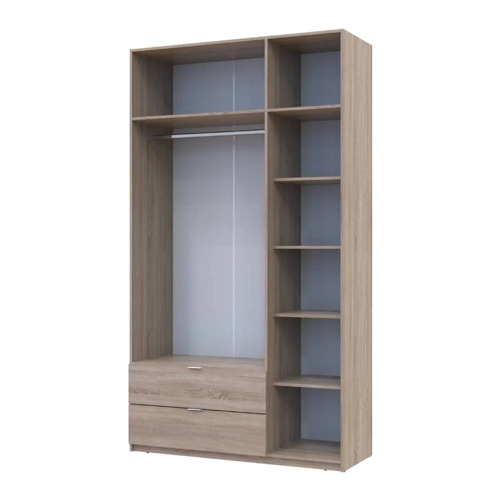 Шкаф для одежды Doros Лукас Дуб Сонома 3ДСП 135х50х240 DRS-011655 (80737803) Днепр - изображение 4