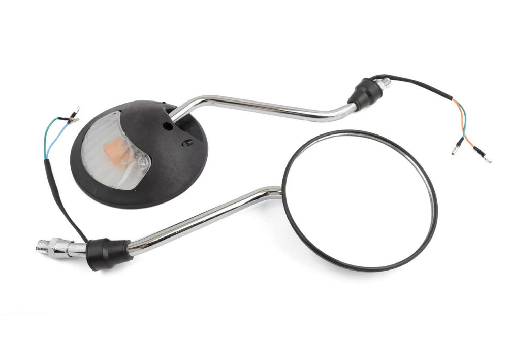 Зеркала , мотоцикл Лифан 125/150 (с поворотами, хромированная ножка) Мукачево - изображение 1