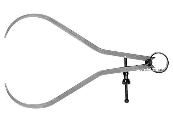 Кронциркуль для зовнішніх вимірів YATO : l= 200 мм, з гвинтовим фіксатором і на пружині [50] Одеса