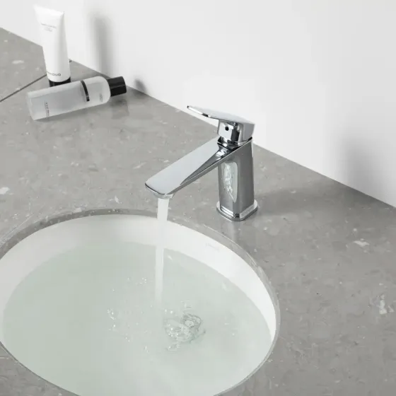 Смеситель для умывальника GAPPO G1028, хром Киев