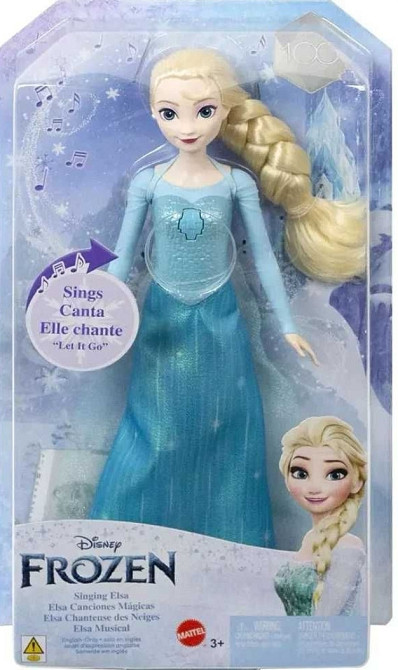НАЮНС Музыкальная Кукла Эльза Певица Disney Frozen Elsa Mattel HLW55 Харьков - изображение 1