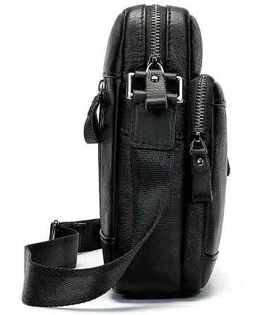 Сумка чоловіча Vintage 14701 Чорна Київ