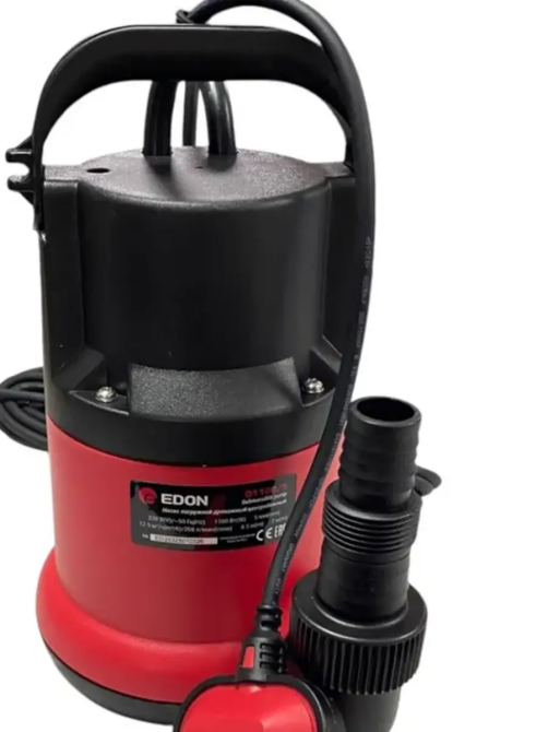 Дренажный насос Edon Q1100/35: 550 Вт чистая/грязная вода (Q1100/35) Киев - изображение 3