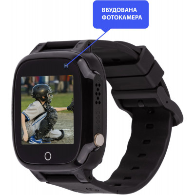 Смарт-часы Amigo GO008 MILKY GPS WIFI Black (873291) Винница - изображение 3