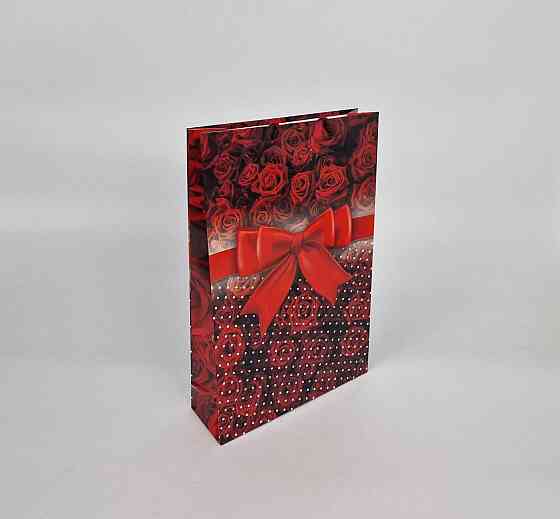 Большой бумажный пакет вертикальный  25/37/8(артBV-014) (12 шт) Харьков