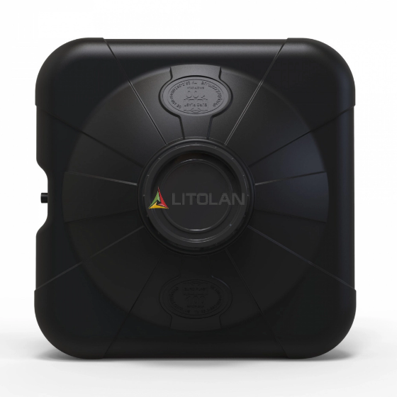 Душ літній 100л 750*750*310мм 1 шар чорний LITOLAN Житомир