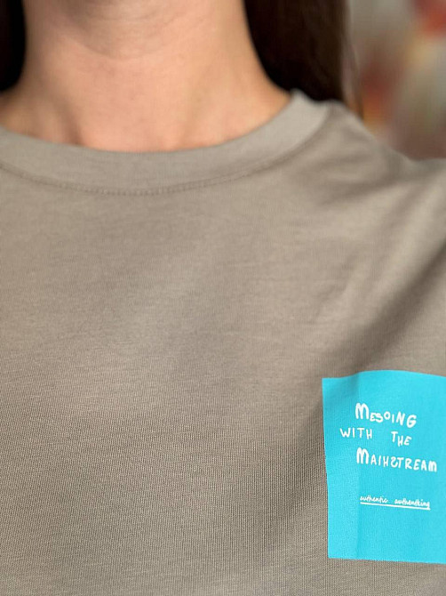 Жіночий стильний зручний лонгслів кулір-турецький бавовна Бежевий Одеса - фото 2