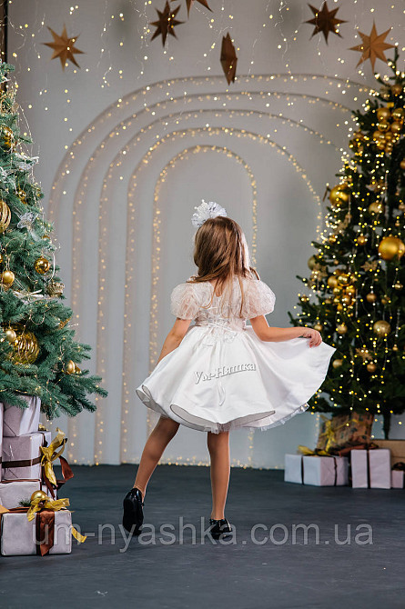 Святкова пишна біла сукня для дівчинки Кривий Ріг - фото 3
