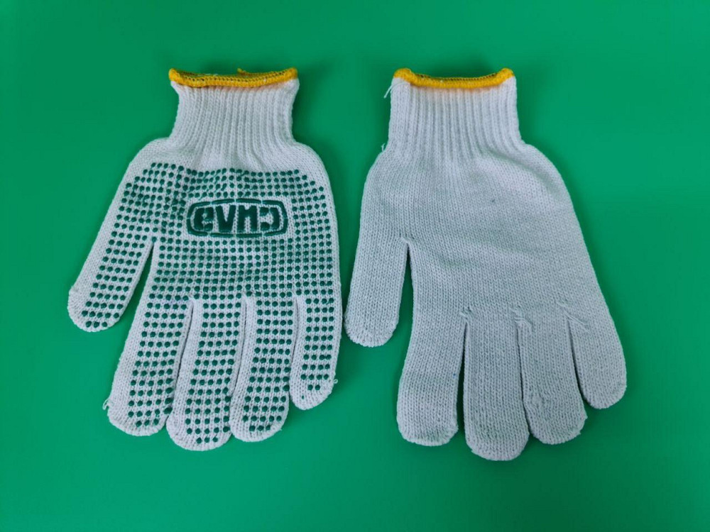 Господарські рукавички щільні 7 кл/5н біла (10 пар) Харків - фото 4