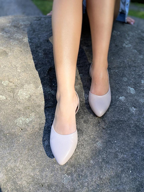 ALEX BELL Балетки жіночі ALEX BELL 700K-1-20AP бежеві (весна-осінь, шкіра натуральна) (3122) Коломия - фото 2