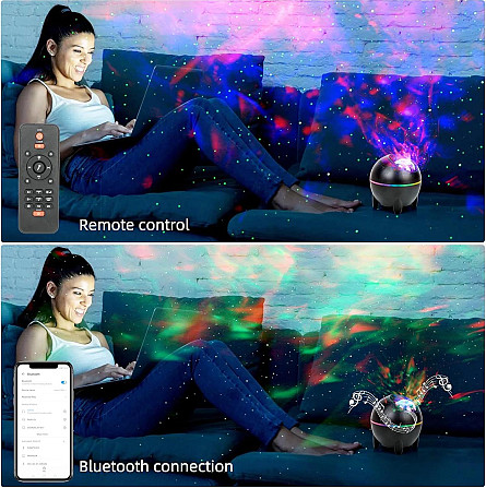 Проектор звездного неба Star Galaxy с Bluetooth, музыкальный ночник для детей, вечеринок, спальни, 2 Киев - изображение 6