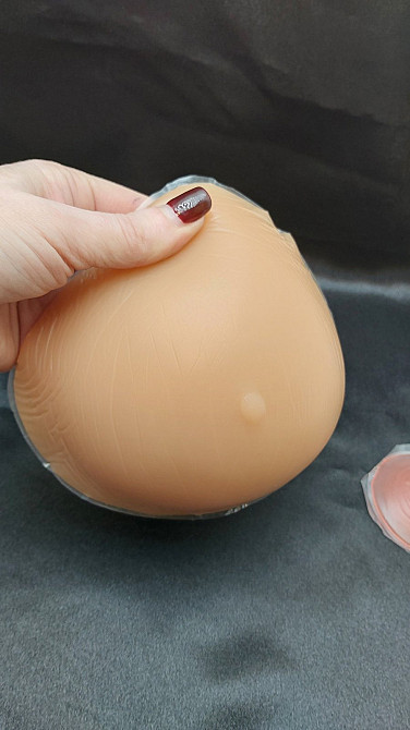 Реалістичні силіконові груди IVITA розмір L / С / 34C / 36B / 38A 16.5*14.5*4см Луцьк - фото 4