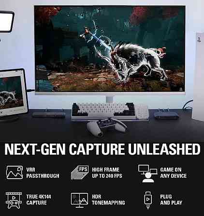 Пристрій відеозахоплення Elgato Game Capture 4K X 1 шт. NEW! Харків