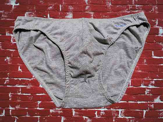 Чоловічі труси міні однотонні сірі (2шт в уп) Lans 04/005 M Київ