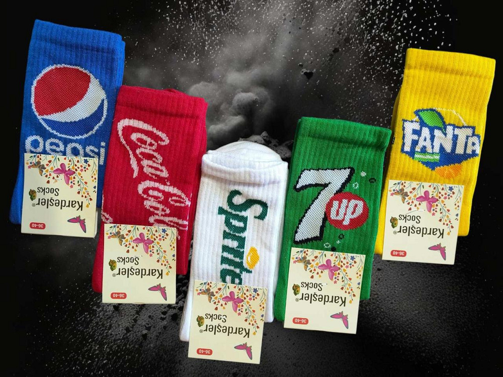 Шкарпетки жіночі в наборі з 5 шт. Kardesler Socks. Розмір 36-40 Київ - фото 3