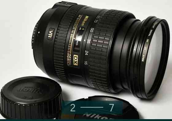 Объектив Nikon AF-S 16-85mm. F/3.5-5.6G ED VR DX. Киев