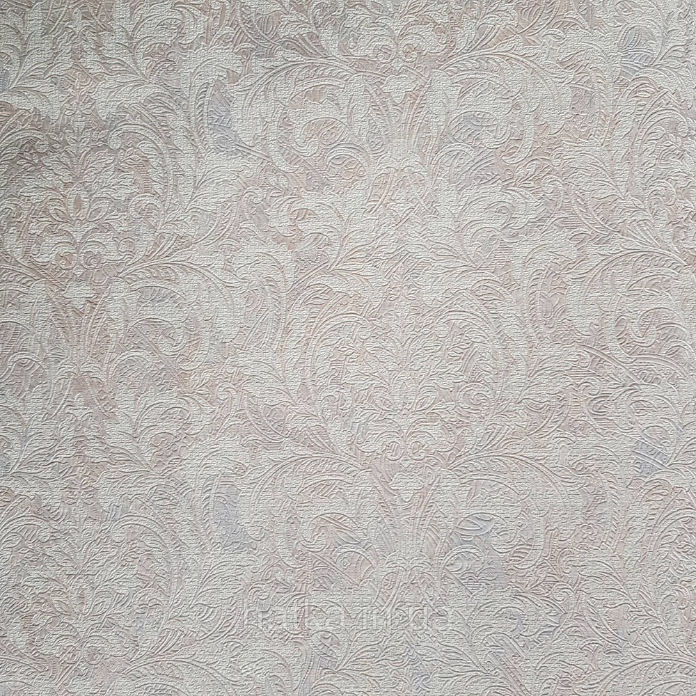 Шпалери метрові вінілові на флізелін Yuanlong Samsara східний малюнок вензелі завитки бежеві блакитні Київ - фото 3