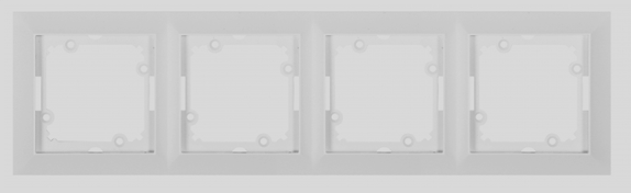 Рамка чотирикутна, горизонтальна (біла) Anestech Вінниця - фото 1