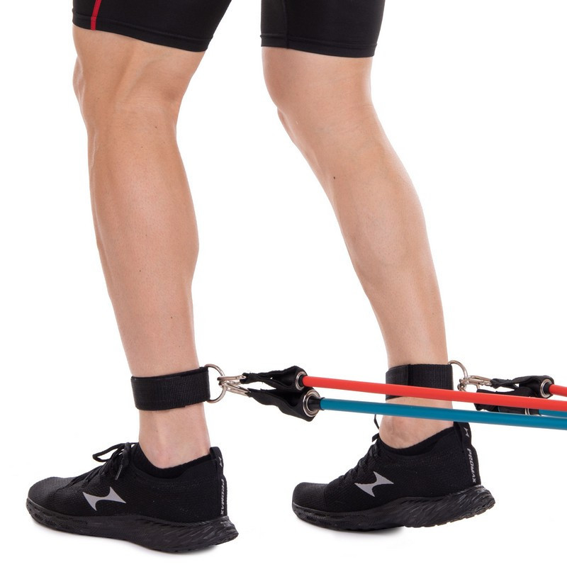 Эспандер многофункциональный для фитнеса 9 жгутов Zelart-1002 в чехле Киев - изображение 10